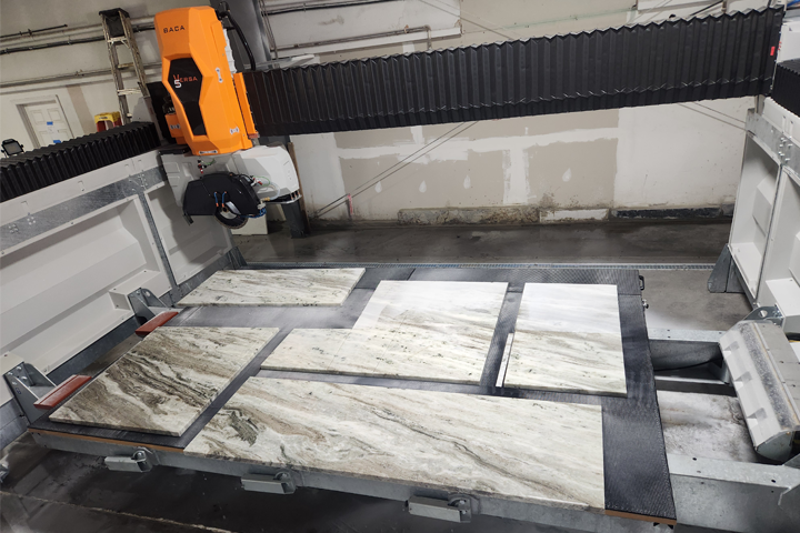 Photo of an installed Versa 5 that is a CNC Saw at a customer facility