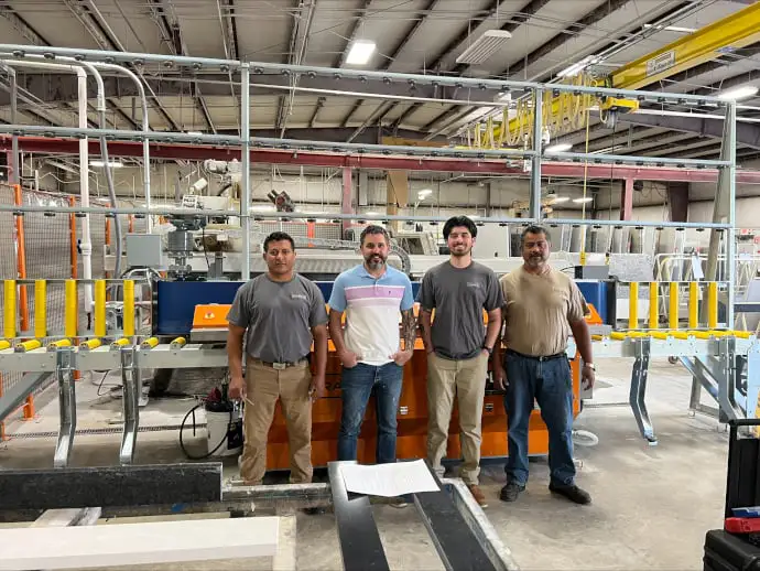 Straight 8 installation at existing BACA customer